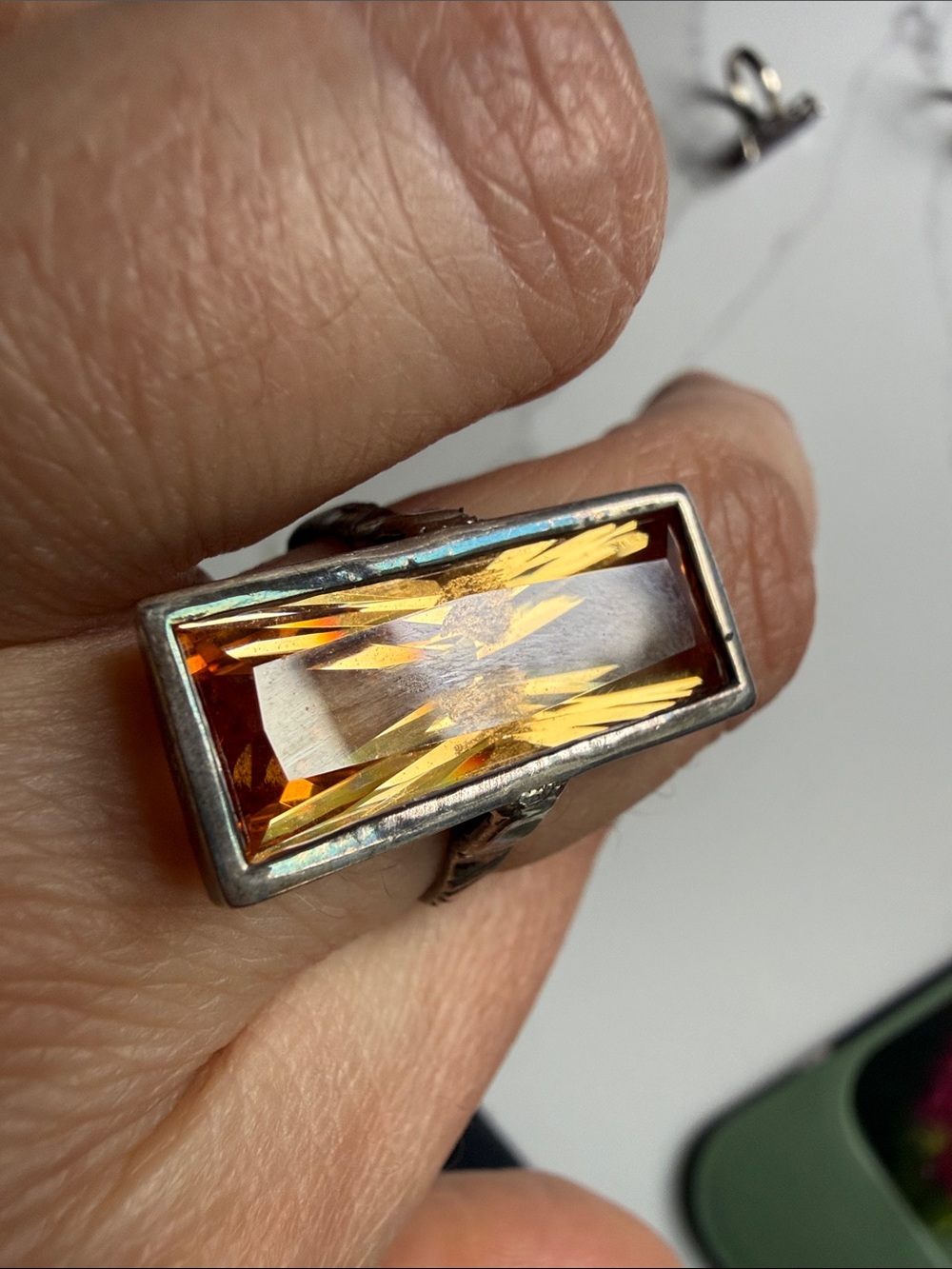 Turkish  silver ring size 8 
Personal Travel collection